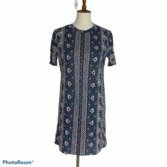 Lucky Brand T-Shirt Dress Floral Women S - Picture 2 of 6